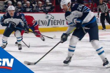 Nikolaj Ehlers And Blake Wheeler Set Up Shorthanded Goal For Jets Against Canadiens
