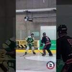 Dangles and then ALMOST a through the leg shot - Inline Roller Hockey