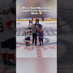 When Brad Marchand Called Victor Arvidsson Short 😂 #nhl #hockey #floridapanthers #bradmarchand
