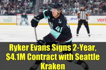 Ryker Evans Signs 2-Year, $4.1M Contract with Seattle Kraken | NHL News
