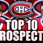 THE TOP 10 MONTREAL CANADIENS PROSPECTS FROM 5 YEARS AGO: WHERE ARE THEY NOW?
