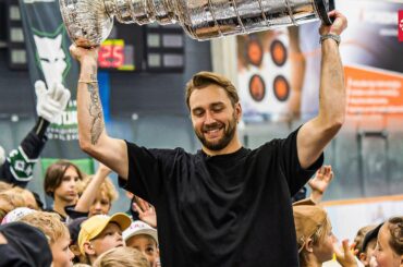 Uvis Balinskis' 2nd Day with the Stanley Cup