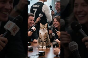 Breaking News  Ronaldo Replaced by His Cat !
