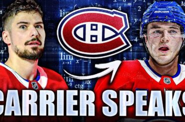 ALEXANDRE CARRIER SPEAKS OUT ON NOAH DOBSON & THE MONTREAL CANADIENS