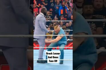 🤣🤣Two Giants Lesnar And Omos Face For First Time Ever. #shorts #braywyatt #wwe #omos #brocklesnar