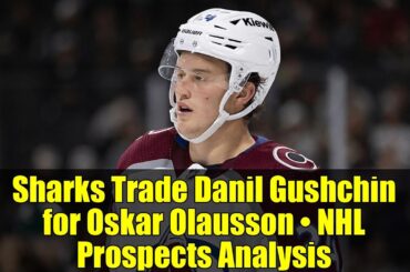 Sharks Trade Danil Gushchin for Oskar Olausson • NHL Prospects Analysis