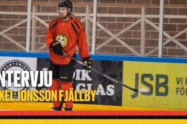 Axel Jonsson Fjällby efter morgonvärmningen