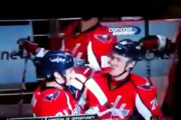 Dmitry Orlov gets hugs and facewash