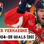 Carter Verhaeghe (#23) All 20 Goals of the 2024-25 NHL Season