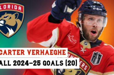 Carter Verhaeghe (#23) All 20 Goals of the 2024-25 NHL Season