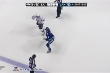 Daniel Carcillo vs Zack Kassian Nov 25, 2013