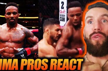 MMA Pros React 😲 Lerone Murphy knocks out Aaron Pico at UFC 319