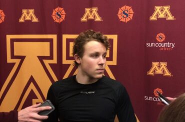Rem Pitlick after 5-2 win vs Michigan