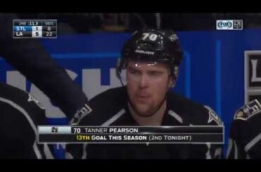 Tanner Pearson Scores His Second of the Night on Carter Hutton | Kings Lead Blues 5-1