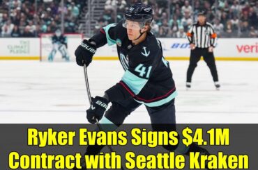 Ryker Evans Signs $4.1M Contract with Seattle Kraken | NHL Defenseman News
