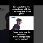 Morgan Barron deflects puck past Kahkonen for game winning goal against Sharks! #nhlhighlights #jets