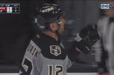 Marian Gaborik Scores On Philipp Grubauer | Kings Tie Capitals 1-1