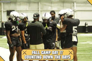 UCF Football Fall Camp Day 17: Counting down the days