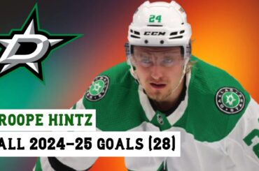 Roope Hintz (#24) All 28 Goals of the 2024-25 NHL Season