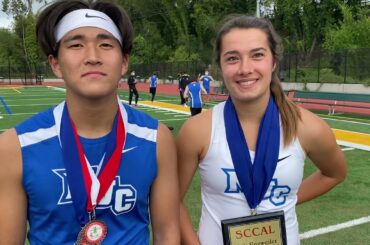 MVC track standouts Daniel Castillo, Shayna Lebovitz