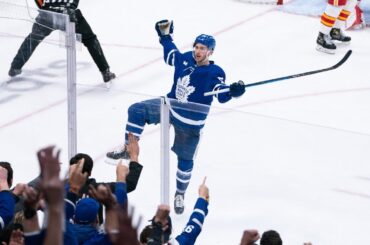 Michael Bunting 5th of the Season vs Calgary Flames w/Joe Bowen (10/12/2022)