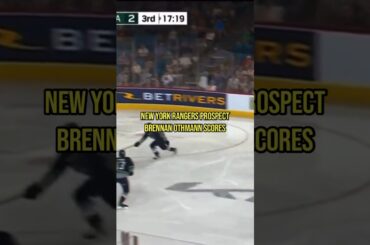 New York Rangers Prospect Brennan Othmann Scores His 2nd Goal Of The Memorial Cup! #shorts #rangers