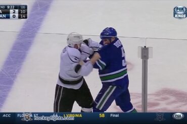 Kyle Clifford vs Derek Dorsett Mar 12, 2015
