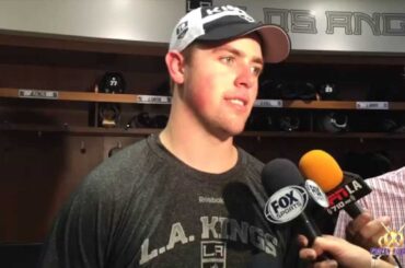 LA Kings Left Wing Tanner Pearson, October 19, 2014
