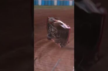 😳 Big flip flashback to Josh Ferry getting upside down at Lernerville Speedway (2024)