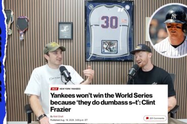 Clint Frazier RESPONDS to New York Post article about Yankees World Series take