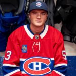 Noah Dobson was at the Practice TODAY!