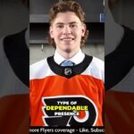 Oliver Bonk The Flyers' Rock Solid Defensive Prospect Explained #sportsnet #philadelphiaflyers #nhl