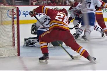 Elias Lindholm With the Late Game Heroics Forces Overtime In Calgary