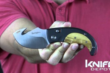 Remington Series II Elite Skinner Olive Guthook Knife