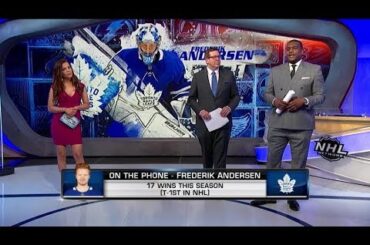 NHL Now:  Frederik Andersen on team`s mom trip, work ethic  Dec 12,  2018