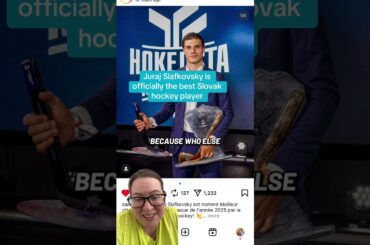 Juraj Slafkovsky is Officially the Best Slovak Hockey Player