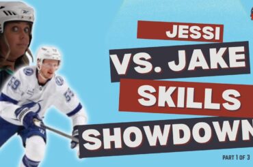 Jessi Pierce vs. Jake Guentzel Skills Series (Part 1 of 3)
