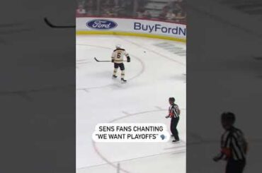 Senators Fans Chant WE WANT PLAYOFFS 🔊