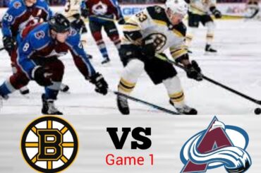NHL : Boston Bruins vs Avalanche | Game 1