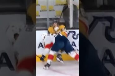 #7 Radko Gudas laying the big hit early in game 2