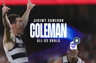 Jeremy Cameron Wins Coleman Medal | All 83 Goals