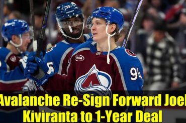 Avalanche Re-Sign Forward Joel Kiviranta to 1-Year Deal