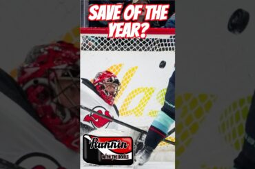 NJ Devils Jacob Markstrom SAVE OF THE YEAR Candidate #njdevils #shorts #shortvideo #shorts #nhl