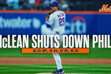 Nolan McLean SHUTS DOWN the Philadelphia Phillies