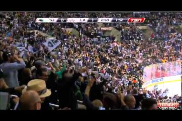 Anze Kopitar goal against Sharks 2013 Stanley cup playoff (Round 2, Game 5)