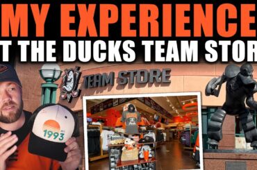 My Experience at the Anaheim Ducks Team Store (I got yelled at)