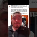 Some good news on Tyson Foerster!