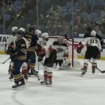 Rasmus Ristolainen cuts in, nets backhander