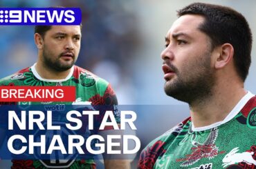 Rabbitohs star Brandon Smith hit with drug supply and betting charges | 9 News Australia