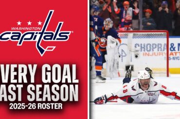 EVERY GOAL last season from the 2025-26 WASHINGTON CAPITALS 🦅 #32in32